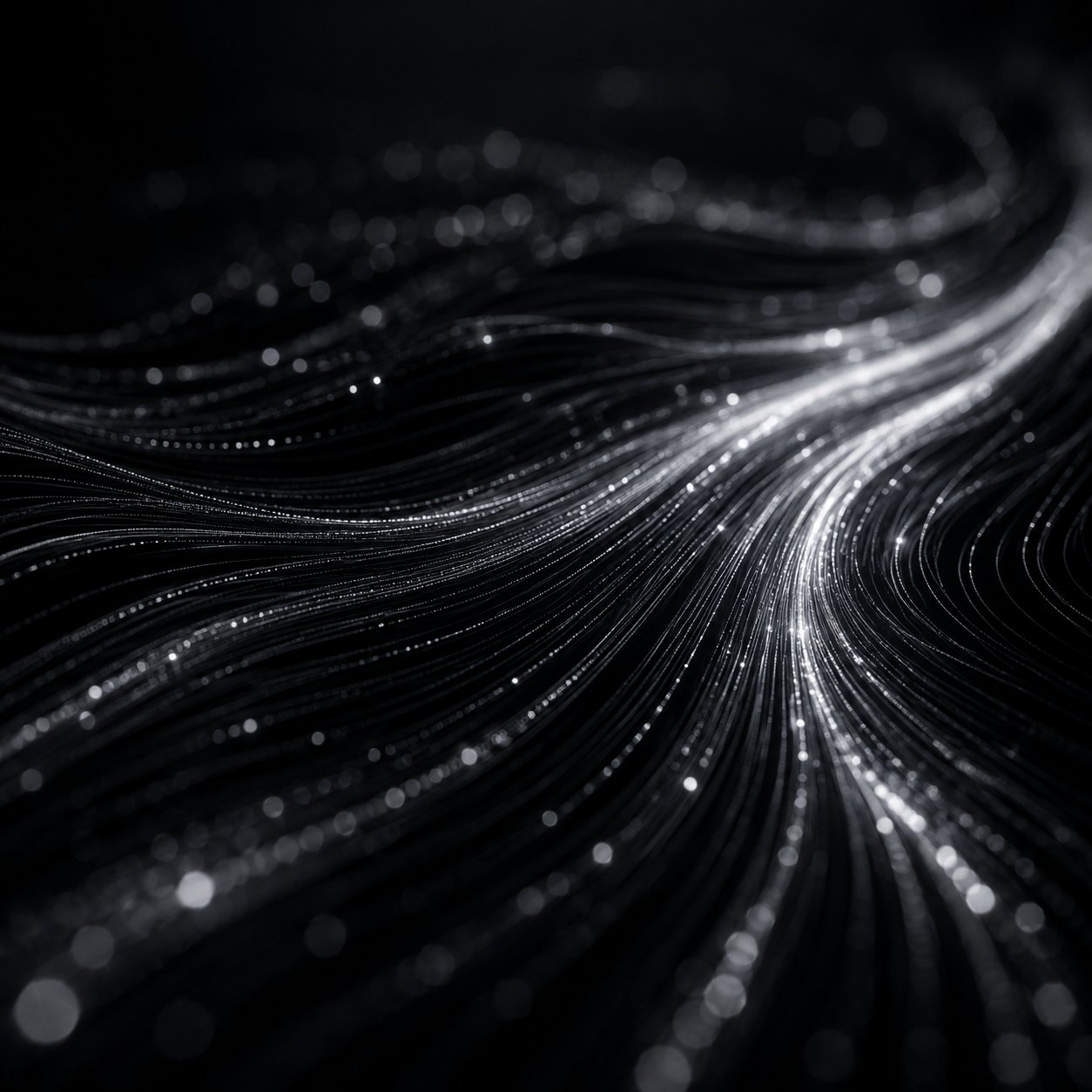Streams of light in motion
